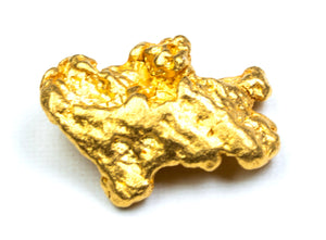 2.247 GRAMS AUSTRALIAN NATURAL PURE GOLD NUGGET GENUINE 94-98% PURE (#AU129)
