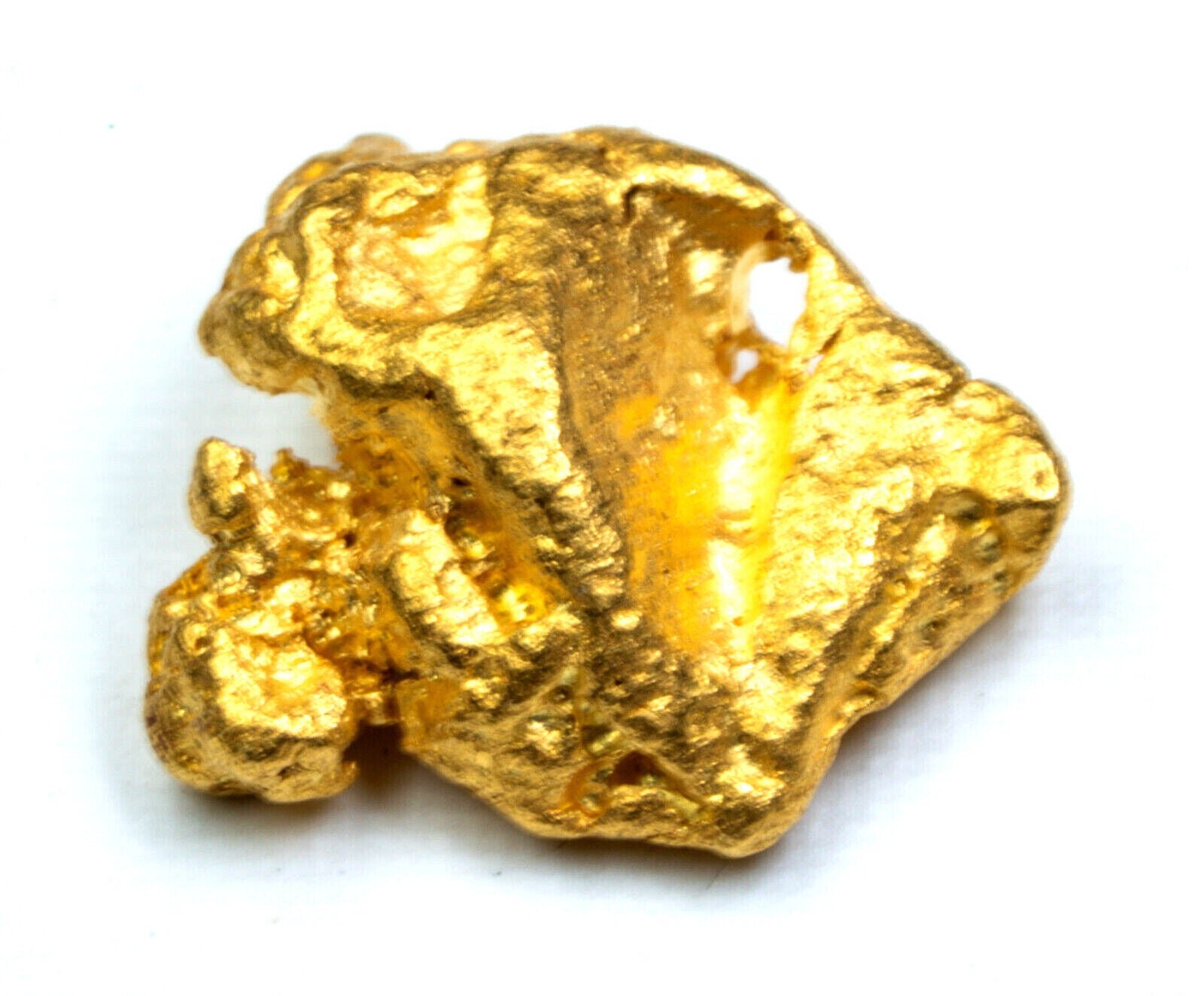 2.271 GRAMS AUSTRALIAN NATURAL PURE GOLD NUGGET GENUINE 94-98% PURE (#AU127)