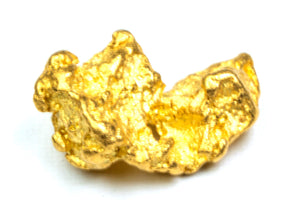 2.285 GRAMS AUSTRALIAN NATURAL PURE GOLD NUGGET GENUINE 94-98% PURE (#AU121)