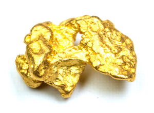 2.285 GRAMS AUSTRALIAN NATURAL PURE GOLD NUGGET GENUINE 94-98% PURE (#AU121)