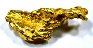 2.305 GRAMS AUSTRALIAN NATURAL PURE GOLD NUGGET GENUINE 94-98% PURE (#AU402)