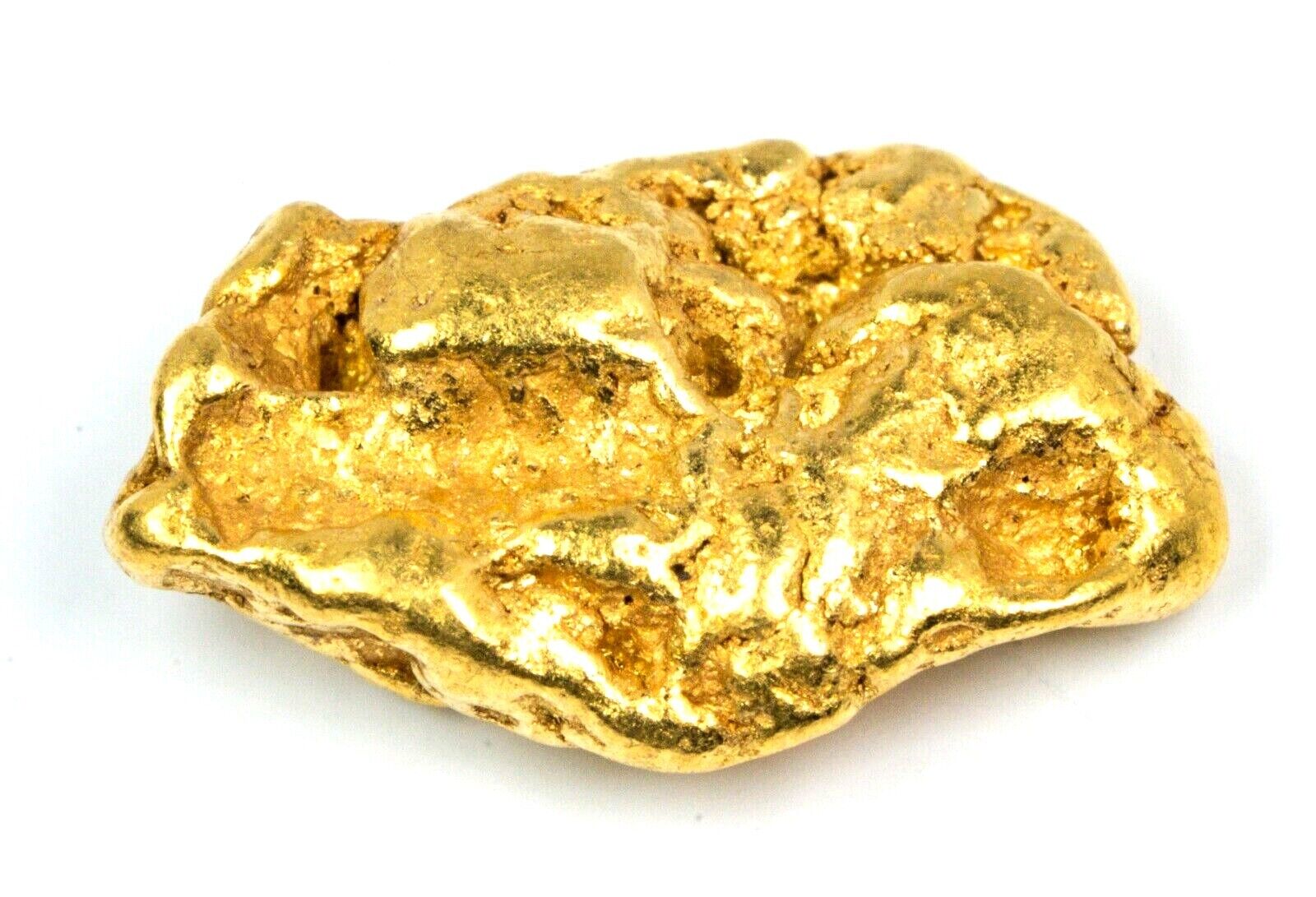 2.707 GRAMS ALASKAN NATURAL PURE GOLD NUGGET GENUINE (#N48)