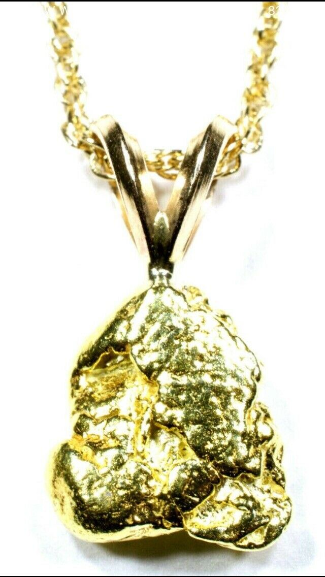 2.793 GRAM ALASKAN YUKON BC NATURAL GOLD NUGGET PENDANT (#P206) - Liquidbullion