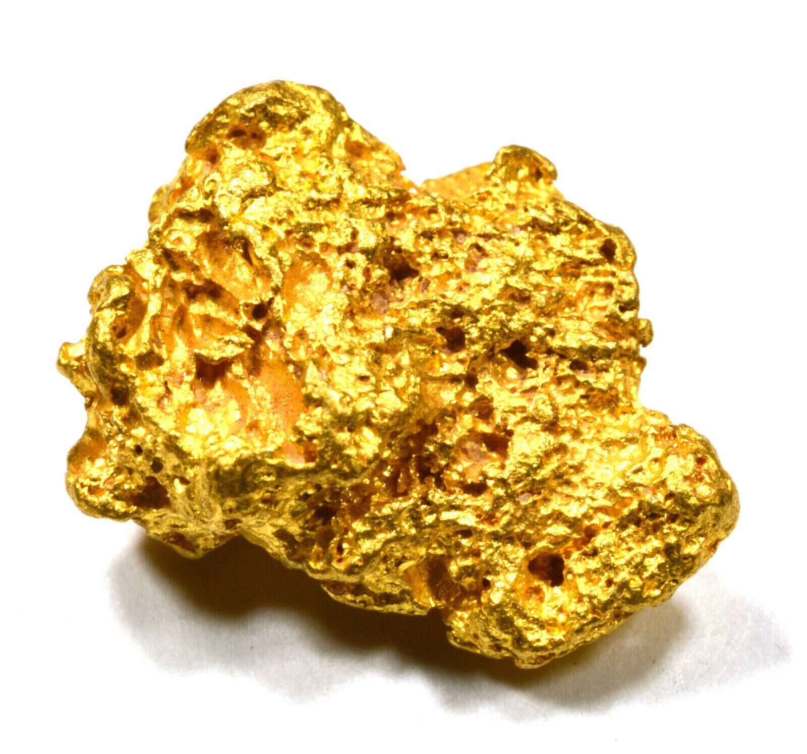 2.998 GRAMS AUSTRALIAN NATURAL PURE GOLD NUGGET GENUINE 94-98% PURE (#AU803)