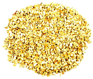 0.500 GRAMS ALASKAN YUKON BC NATURAL PURE GOLD NUGGETS #30 MESH WITH BOTTLE (#B300) - Liquidbullion