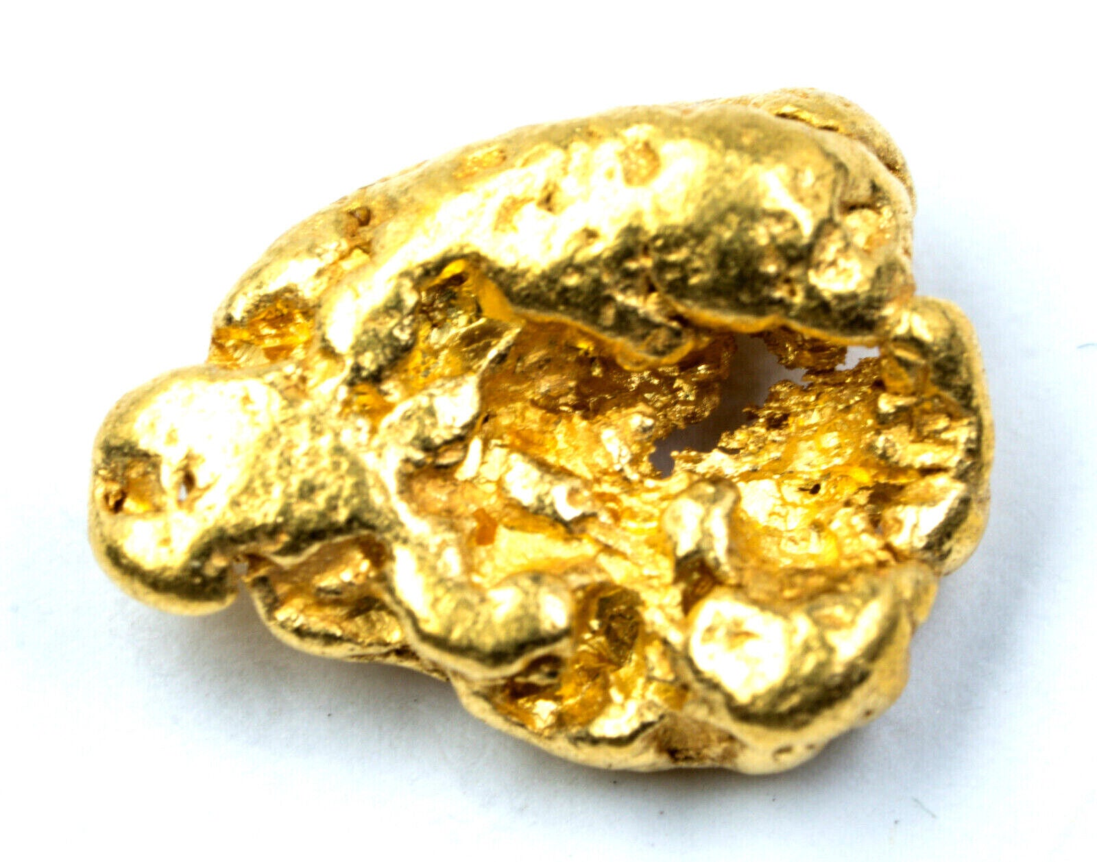 3.271 GRAMS ALASKAN NATURAL PURE GOLD NUGGET GENUINE (#N67)