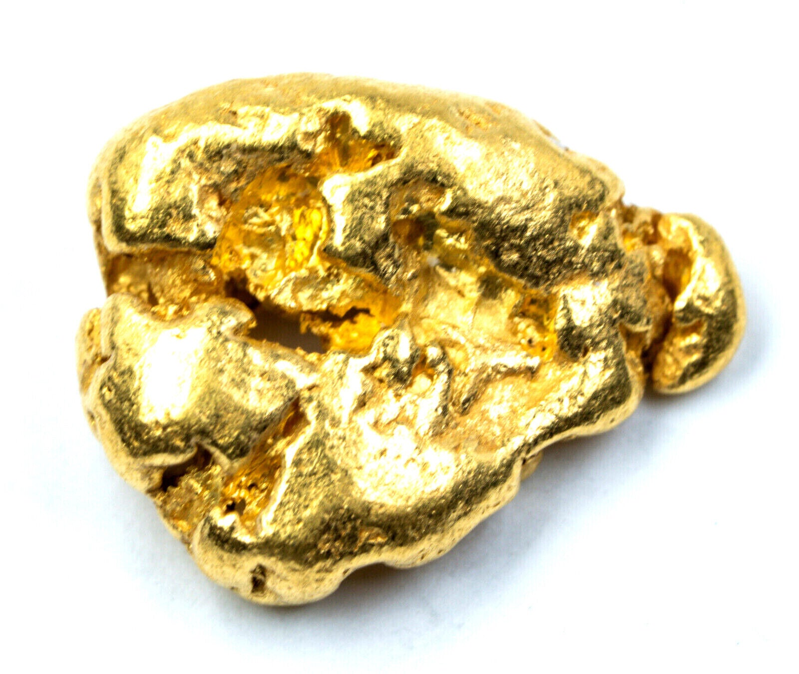 3.271 GRAMS ALASKAN NATURAL PURE GOLD NUGGET GENUINE (#N67)