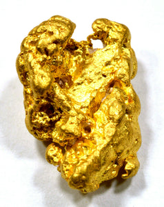 3.385 GRAMS AUSTRALIAN NATURAL PURE GOLD NUGGET GENUINE 94-98% PURE (#AU602)