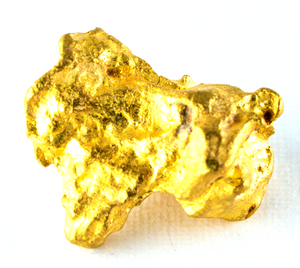 3.388 GRAMS AUSTRALIAN NATURAL PURE GOLD NUGGET GENUINE 94-98% PURE (#AU232)