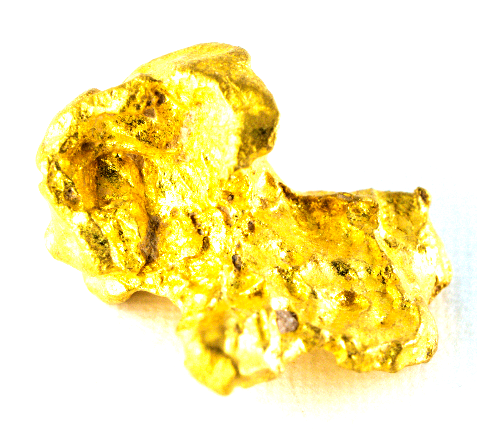 3.388 GRAMS AUSTRALIAN NATURAL PURE GOLD NUGGET GENUINE 94-98% PURE (#AU232)