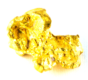 3.388 GRAMS AUSTRALIAN NATURAL PURE GOLD NUGGET GENUINE 94-98% PURE (#AU232)