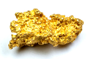 3.501 GRAMS AUSTRALIAN NATURAL PURE GOLD NUGGET GENUINE 94-98% PURE (#AU115)
