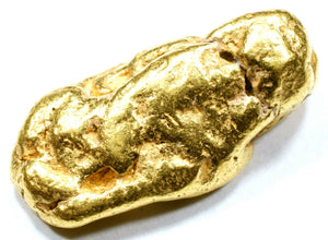 3.556 GRAMS ALASKAN YUKON BC NATURAL PURE GOLD NUGGET GENUINE (#N802) C GRADE - Liquidbullion