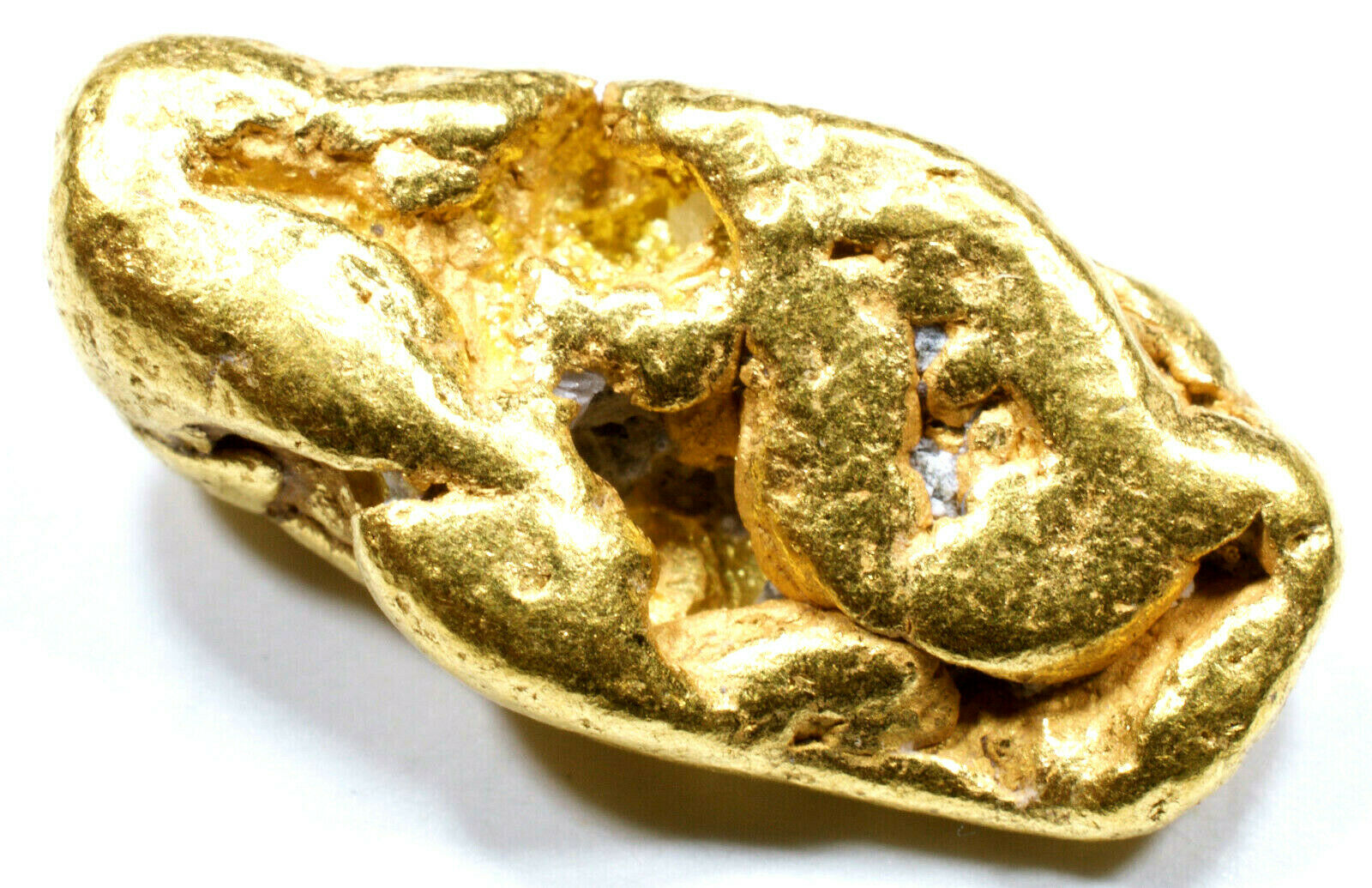 3.556 GRAMS ALASKAN YUKON BC NATURAL PURE GOLD NUGGET GENUINE (#N802) C GRADE - Liquidbullion