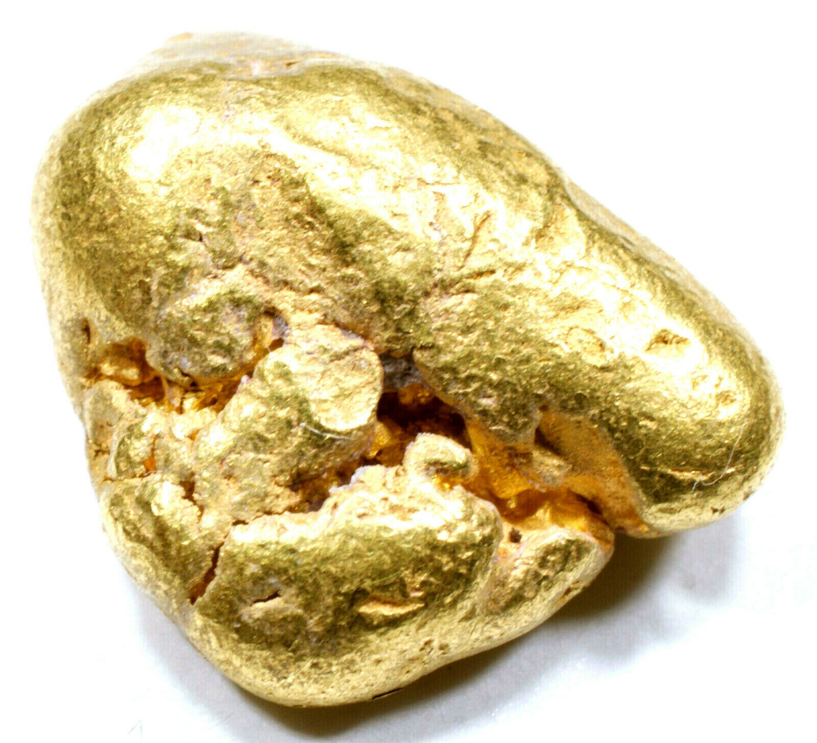 3.653 GRAMS ALASKAN YUKON BC NATURAL PURE GOLD NUGGET GENUINE (#N605) B GRADE - Liquidbullion