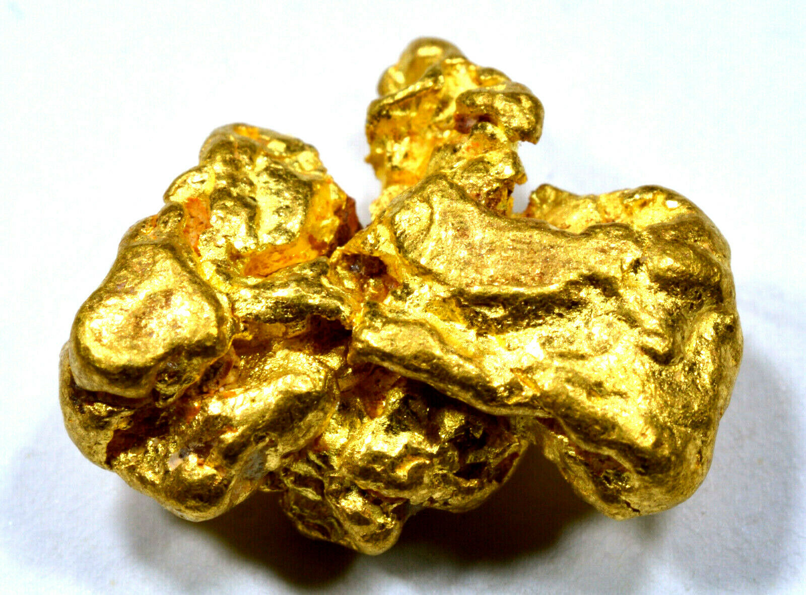 3.708 GRAMS AUSTRALIAN NATURAL PURE GOLD NUGGET GENUINE 94-98% PURE (#AU610)