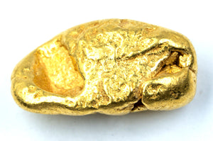 3.865 GRAMS ALASKAN NATURAL PURE GOLD NUGGET GENUINE (#N60)