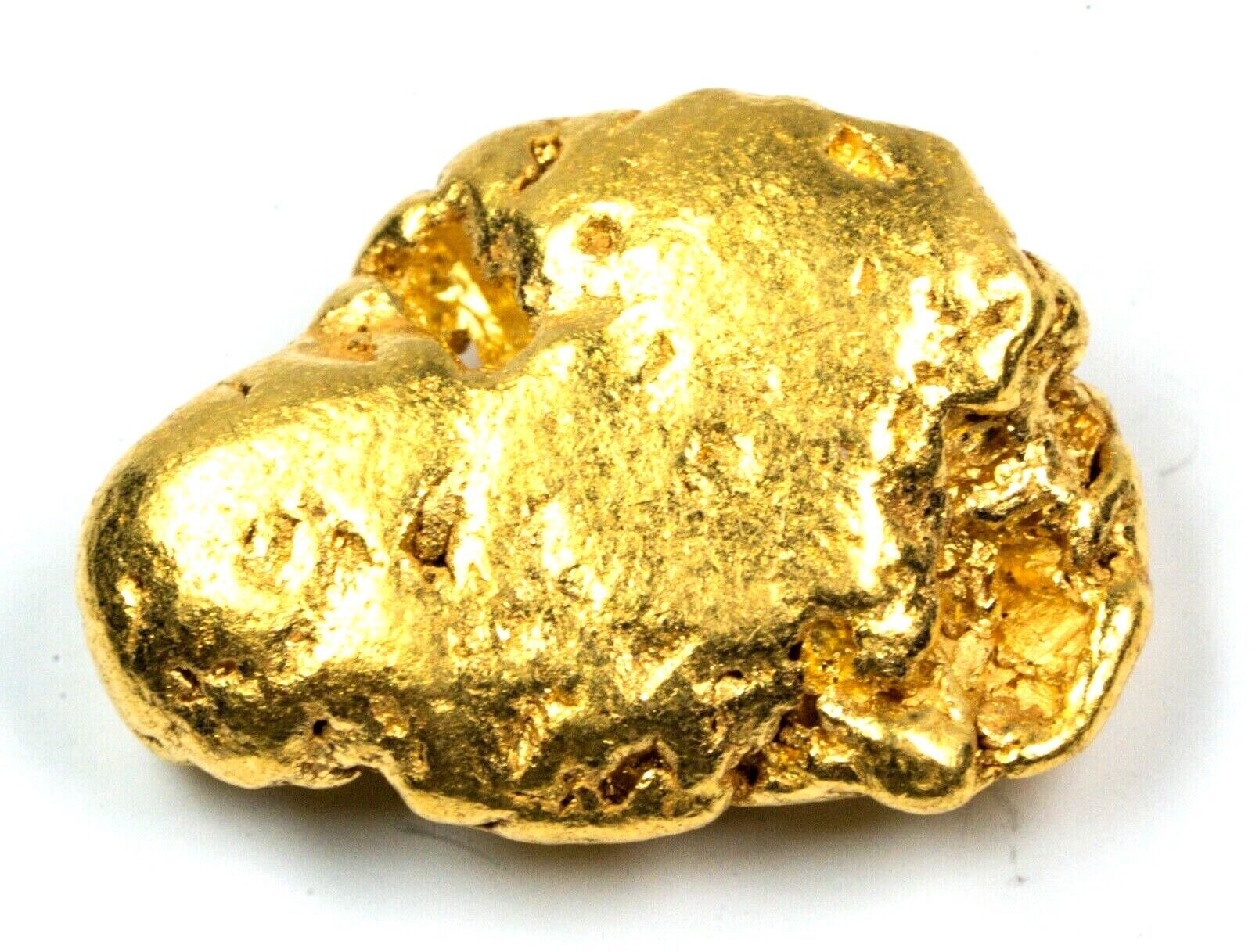 3.881 GRAMS ALASKAN NATURAL PURE GOLD NUGGET GENUINE (#N45)