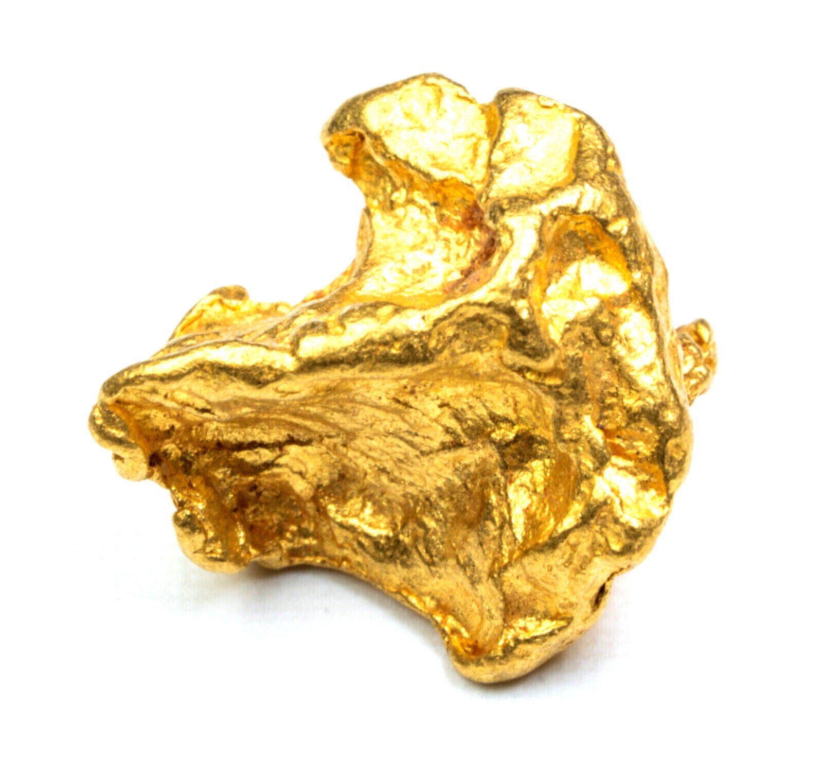 3.958 GRAMS AUSTRALIAN NATURAL PURE GOLD NUGGET GENUINE 94-98% PURE (#AU122)