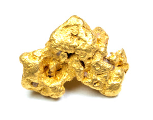 4.044 GRAMS AUSTRALIAN NATURAL PURE GOLD NUGGET GENUINE 94-98% PURE (#AU117)