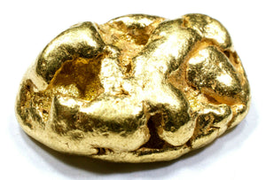 4.063 GRAMS ALASKAN YUKON NATURAL PURE GOLD NUGGET GENUINE (#N412) B GRADE