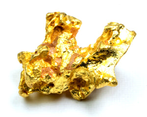 4.266 GRAMS AUSTRALIAN NATURAL PURE GOLD NUGGET GENUINE 94-98% PURE (#AU123)