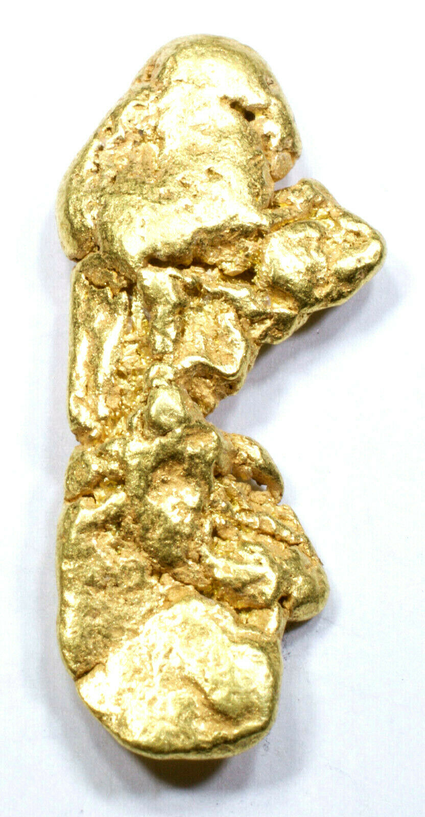 4.390 GRAMS ALASKAN YUKON NATURAL PURE GOLD NUGGET GENUINE (#N410) C GRADE