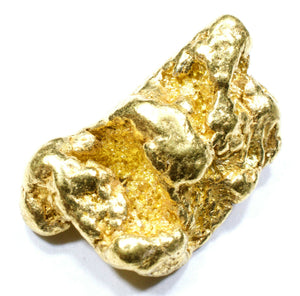 4.596 GRAMS ALASKAN YUKON NATURAL PURE GOLD NUGGET GENUINE (#N413) B GRADE