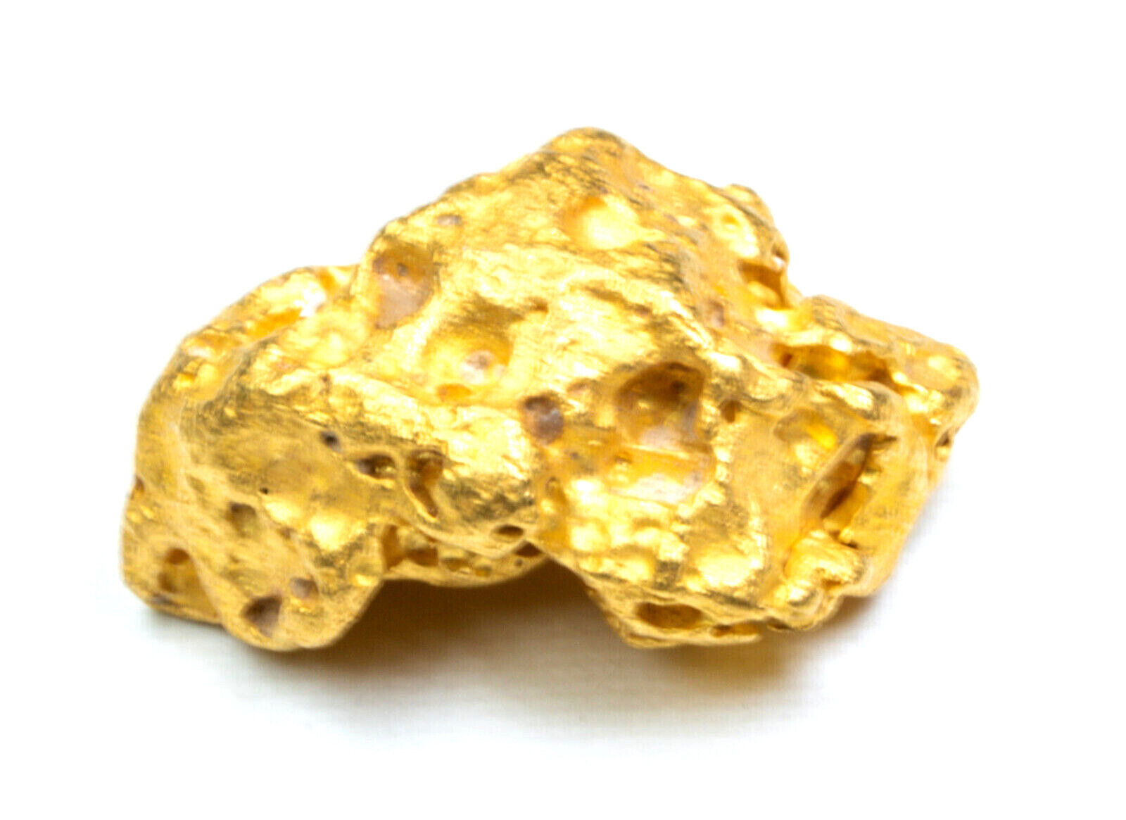 4.612 GRAMS AUSTRALIAN NATURAL PURE GOLD NUGGET GENUINE 94-98% PURE (#AU118)