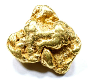 4.617 GRAMS ALASKAN YUKON NATURAL PURE GOLD NUGGET GENUINE (#N414) C GRADE