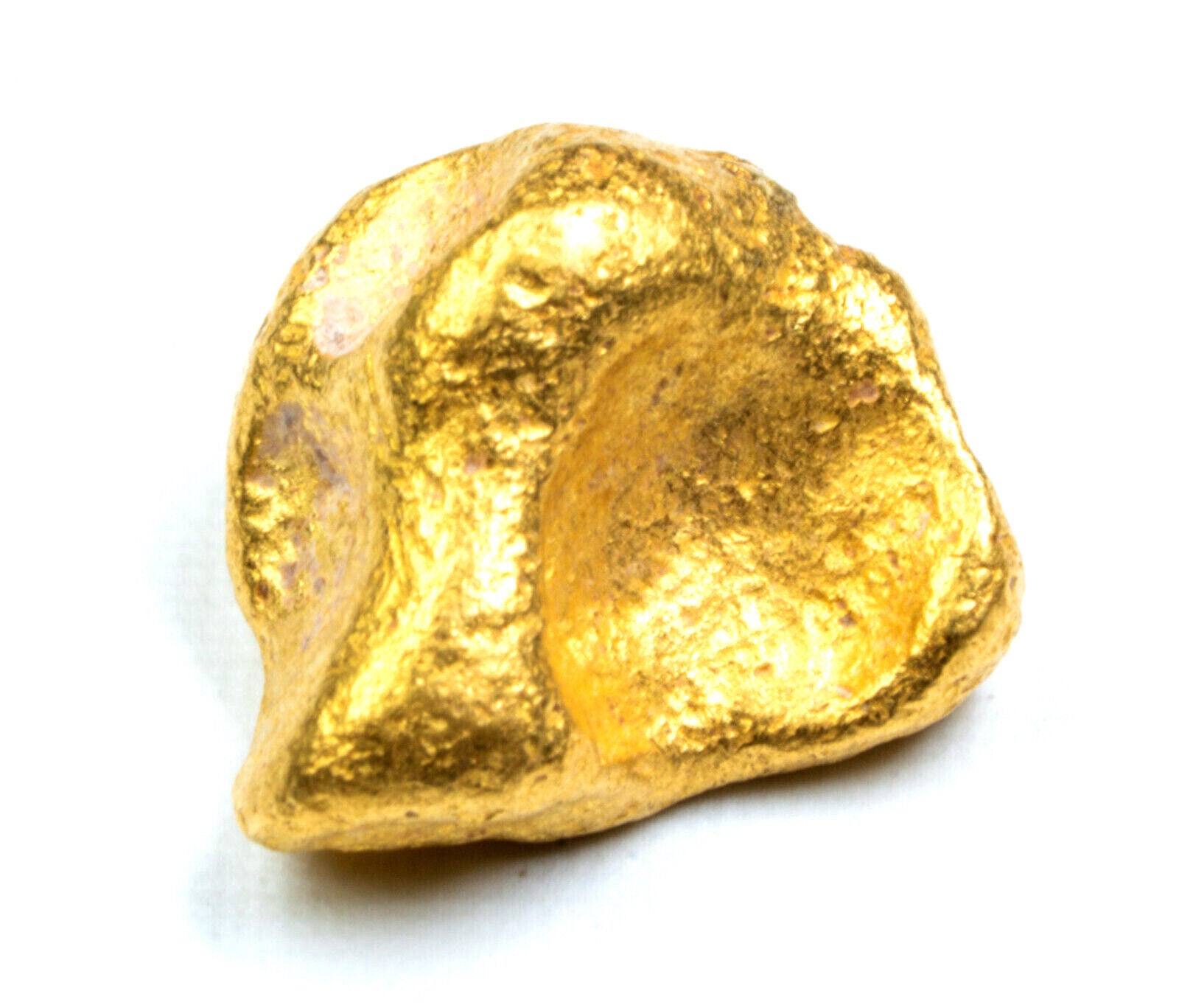 4.625 GRAMS AUSTRALIAN NATURAL PURE GOLD NUGGET GENUINE 94-98% PURE (#AU116)