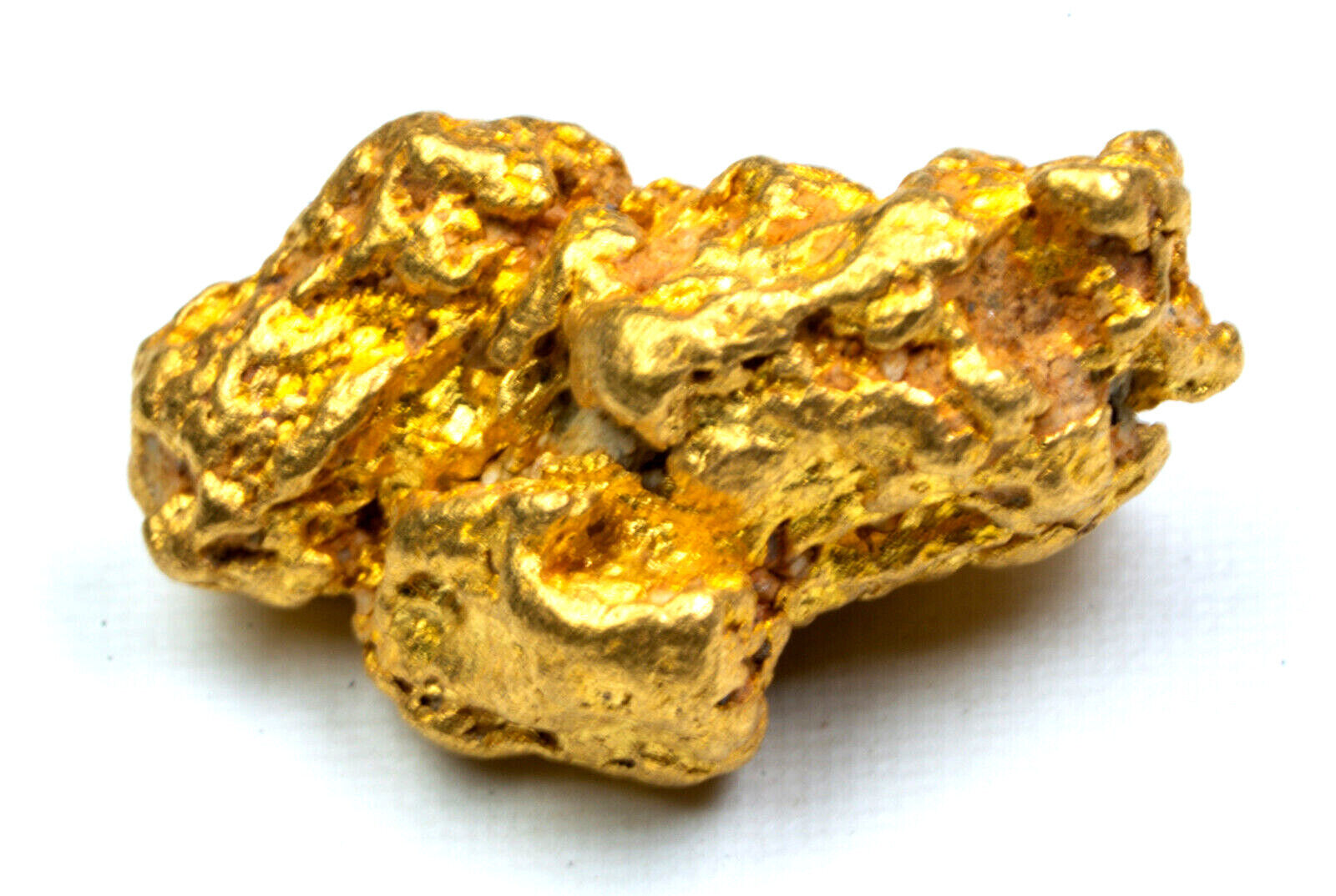 4.625 GRAMS AUSTRALIAN NATURAL PURE GOLD NUGGET GENUINE 94-98% PURE (#AU128)