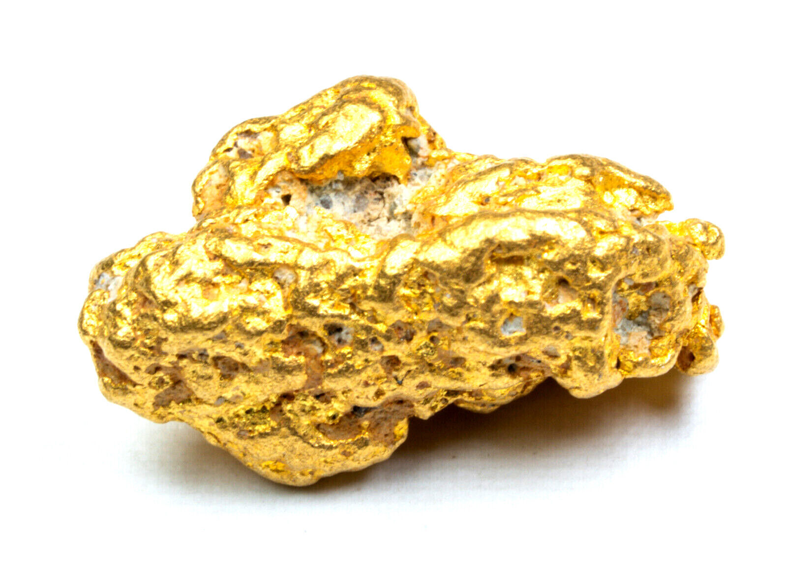 4.625 GRAMS AUSTRALIAN NATURAL PURE GOLD NUGGET GENUINE 94-98% PURE (#AU128)