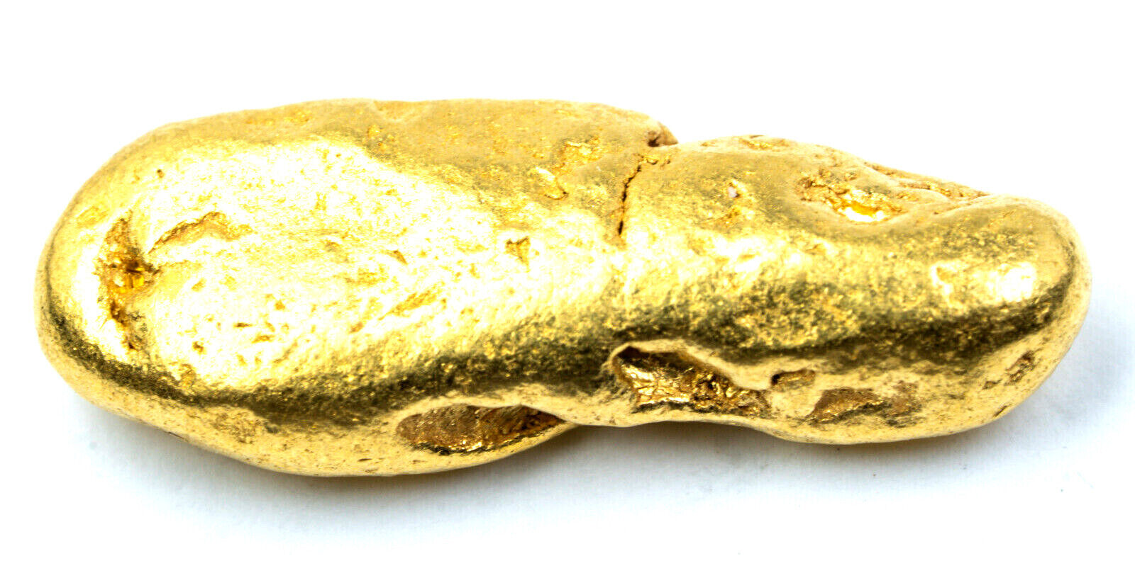 4.649 GRAMS ALASKAN NATURAL PURE GOLD NUGGET GENUINE (#N64)