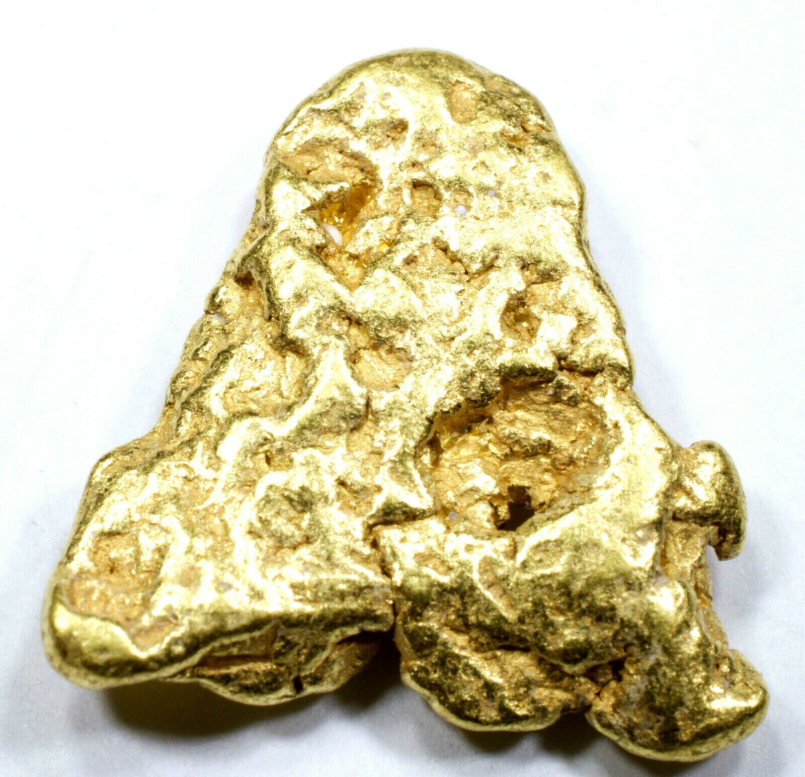 4.695 GRAMS ALASKAN YUKON NATURAL PURE GOLD NUGGET GENUINE (#N411) C GRADE