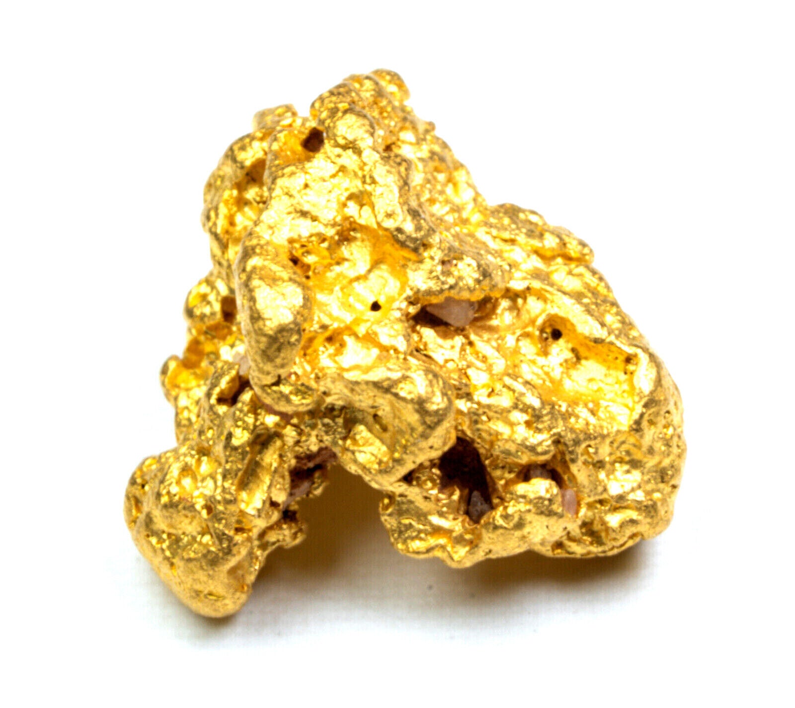 4.695 GRAMS AUSTRALIAN NATURAL PURE GOLD NUGGET GENUINE 94-98% PURE (#AU124)