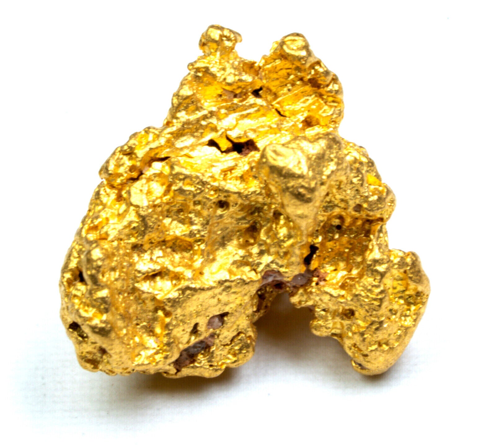 4.695 GRAMS AUSTRALIAN NATURAL PURE GOLD NUGGET GENUINE 94-98% PURE (#AU124)