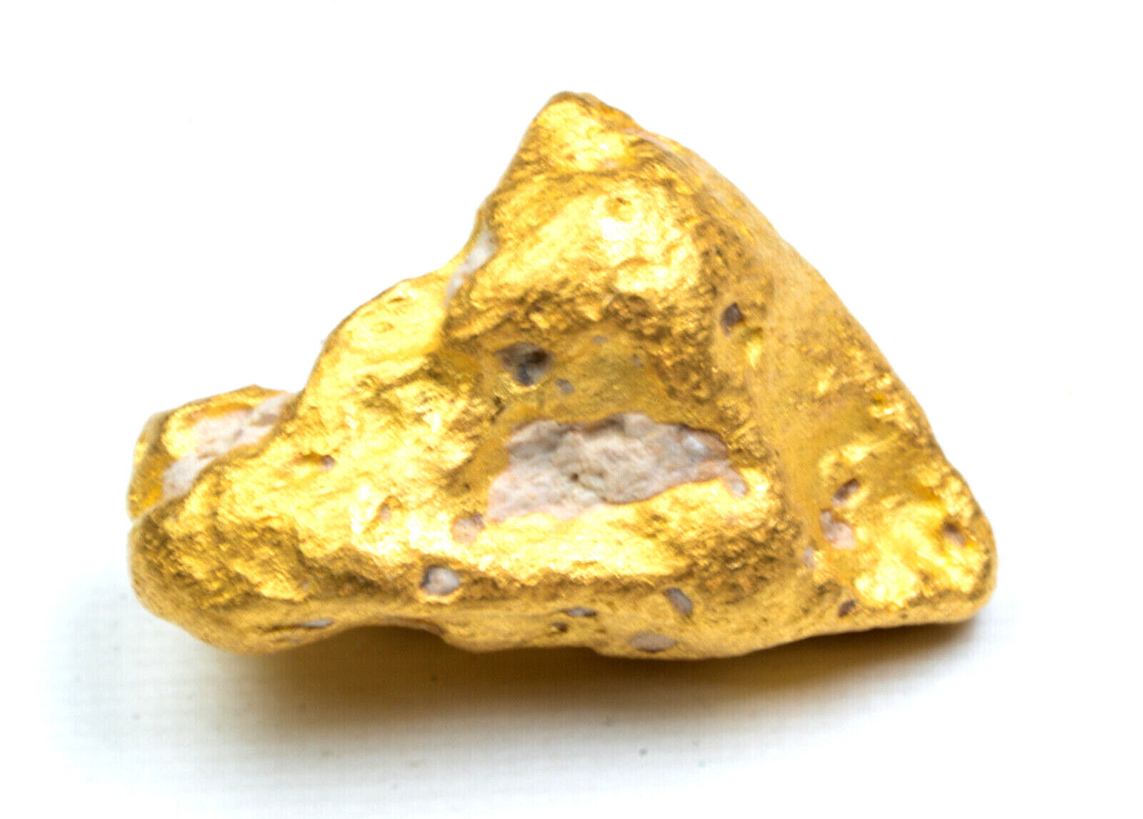 4.749 GRAMS AUSTRALIAN NATURAL PURE GOLD NUGGET GENUINE 94-98% PURE (#AU126)