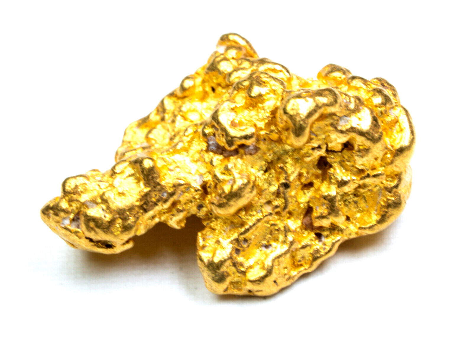 4.793 GRAMS AUSTRALIAN NATURAL PURE GOLD NUGGET GENUINE 94-98% PURE (#AU125)