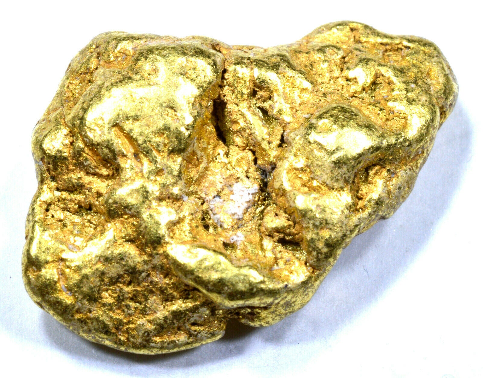 5.253 GRAMS ALASKAN YUKON NATURAL PURE GOLD NUGGET GENUINE (#N412) C GRADE