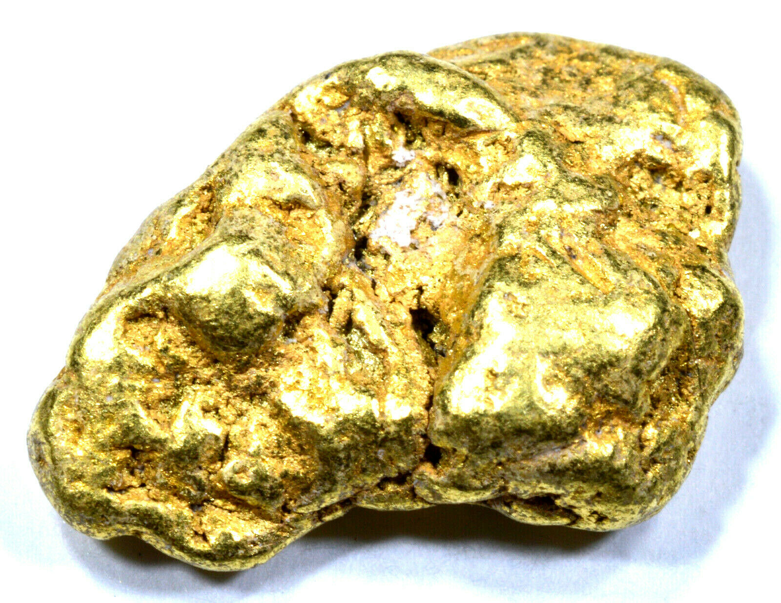 5.253 GRAMS ALASKAN YUKON NATURAL PURE GOLD NUGGET GENUINE (#N412) C GRADE