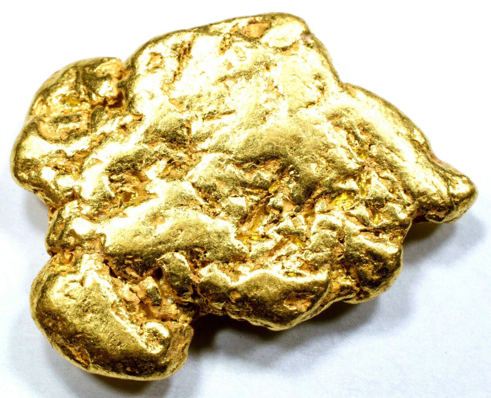 6.050 GRAMS ALASKAN YUKON NATURAL PURE GOLD NUGGET GENUINE (#N909) A GRADE - Liquidbullion