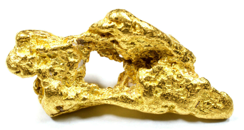 6.124 GRAMS AUSTRALIAN NATURAL PURE GOLD NUGGET GENUINE 94-98% PURE (#AU801) A GRADE - Liquidbullion