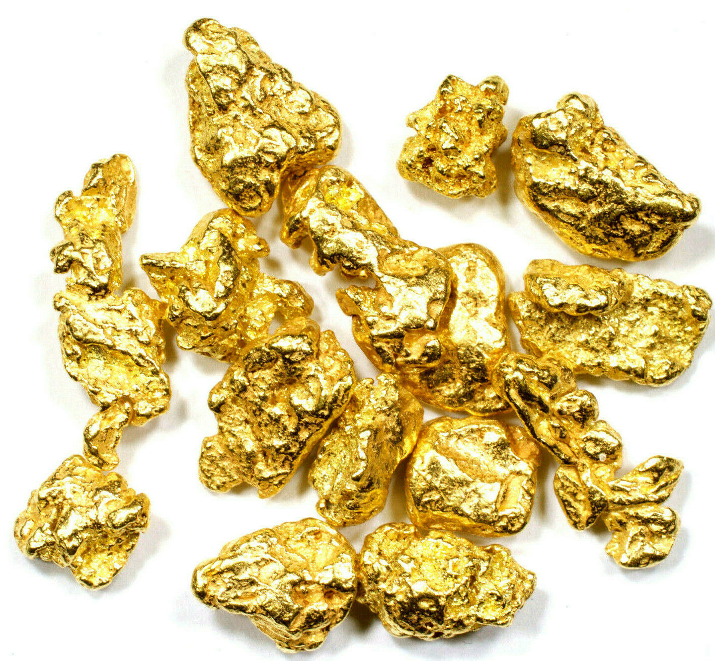 1/2 TROY OZ ALASKAN YUKON BC NATURAL PURE GOLD NUGGETS #6 MESH - Liquidbullion
