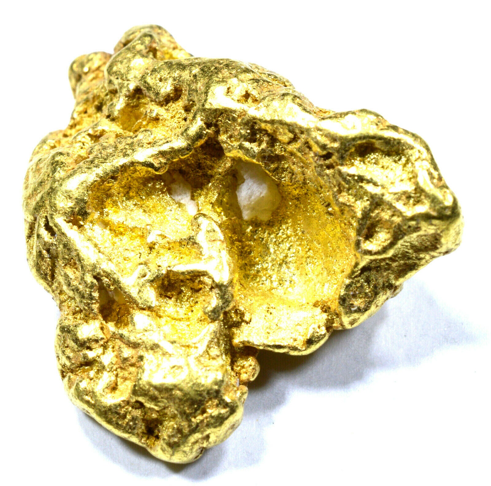 7.403 GRAMS ALASKAN YUKON NATURAL PURE GOLD NUGGET GENUINE (#N413) B GRADE