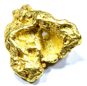 7.403 GRAMS ALASKAN YUKON NATURAL PURE GOLD NUGGET GENUINE (#N413) B GRADE