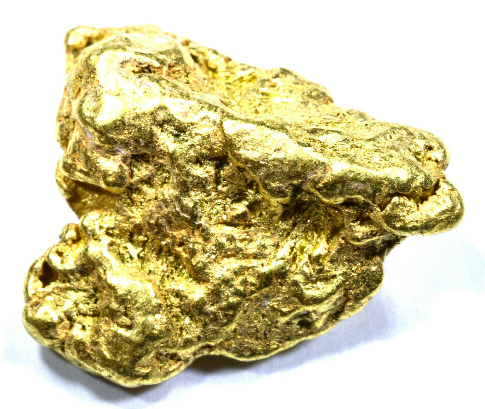 7.403 GRAMS ALASKAN YUKON NATURAL PURE GOLD NUGGET GENUINE (#N413) B GRADE