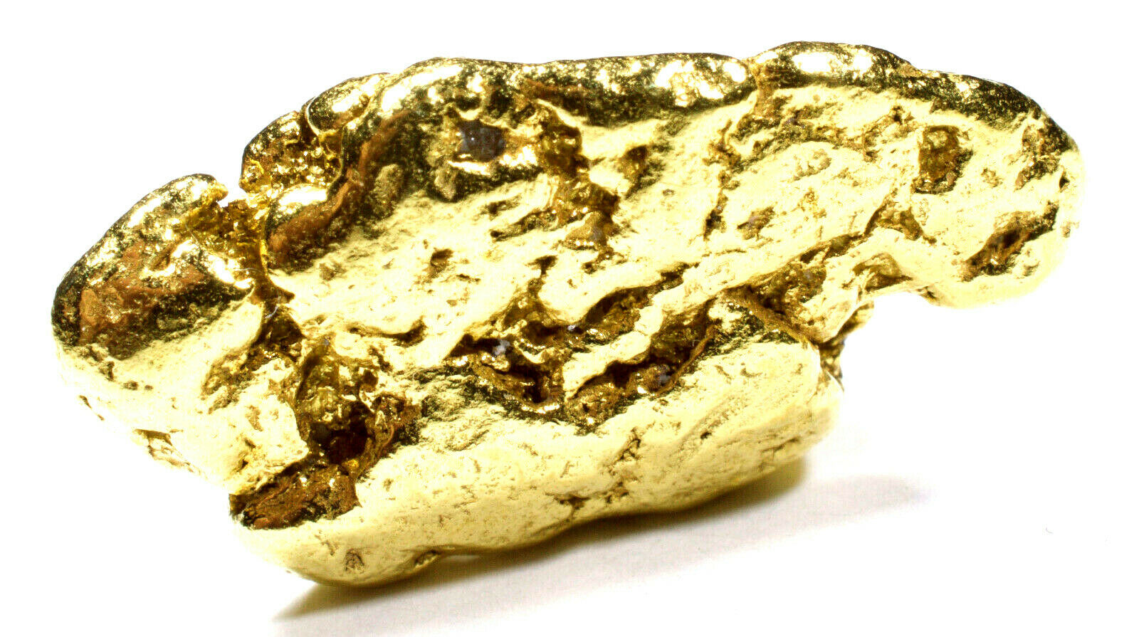 8.038 GRAMS ALASKAN YUKON NATURAL PURE GOLD NUGGET GENUINE (#N805) C GRADE