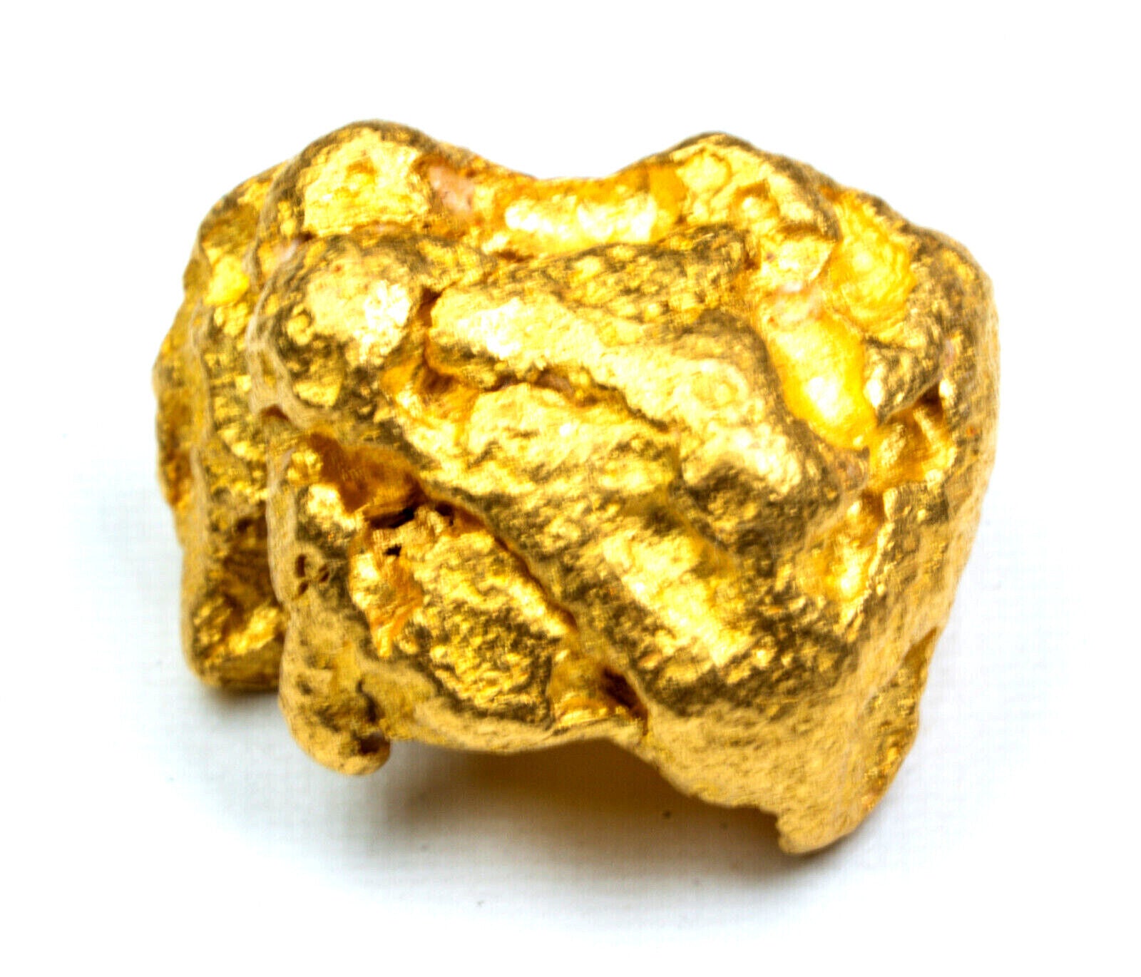 8.082 GRAMS AUSTRALIAN NATURAL PURE GOLD NUGGET GENUINE 94-98% PURE (#AU114)