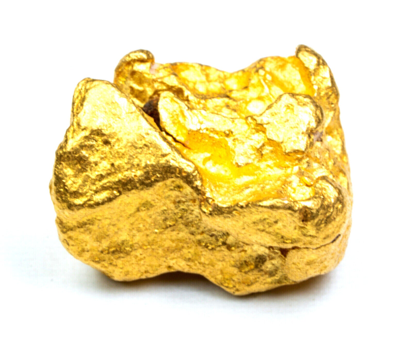 8.082 GRAMS AUSTRALIAN NATURAL PURE GOLD NUGGET GENUINE 94-98% PURE (#AU114)